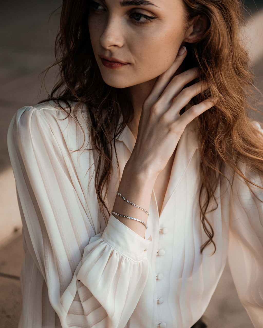 Serpentine Set in Silver - Effortless Matching Co-ord Outfit