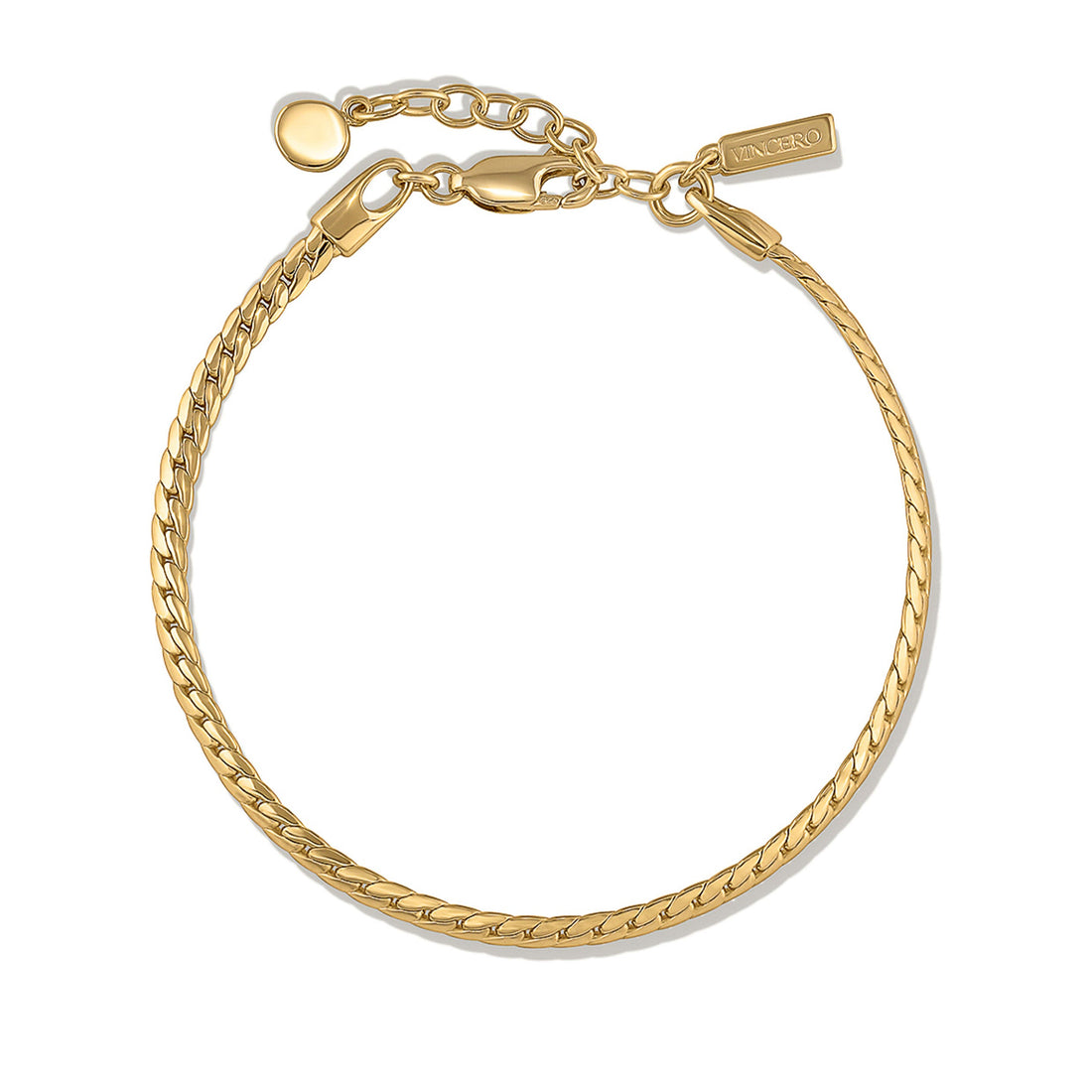 The Serpentine Chain Bracelet in Gold - Sleek Braided Link Jewelry