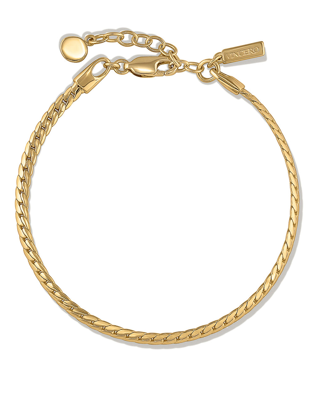 The Serpentine Chain Bracelet in Gold - Sleek Braided Link Jewelry