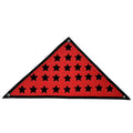Service Star Triangle Flag Wall Art - Industrial Fire Hose Decor