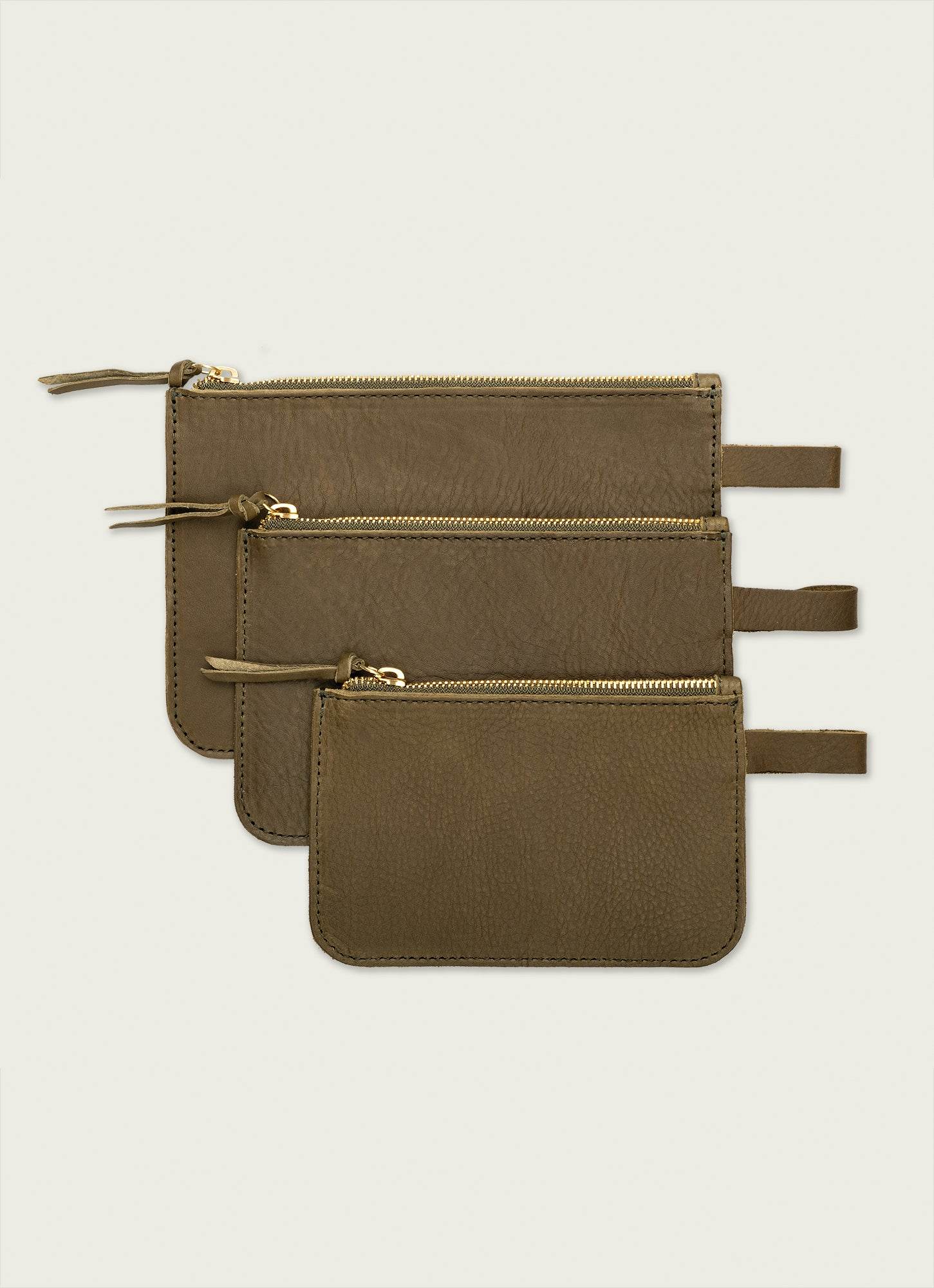 Utility Pouches Set of 3 | Chocolate