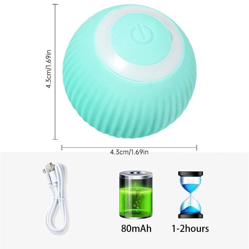 Smart Automatic Rolling Cat Toy Ball – USB Rechargeable