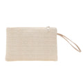 Woven Straw Wristlet Clutch Bag Stylish Bohemian Handbag - Image 7