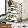 stainless steel Dish Dryer Rack,Compact Kitchen Dish Rack,Screeper Set,Large Rust Proof Dish Screeper With Utensils Holder