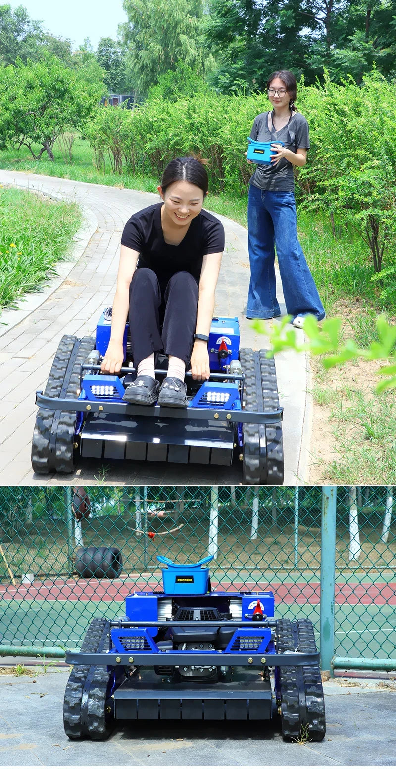 Self-Propelled Remote-Control Lawn Mower – 550mm for Small Gardens