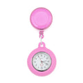 1PC New Retractable Nurse Watch Clip-on Fob Watch Doctor Medical Hanging Brooch Pin Quartz Clock Doctor Nurse Gifts