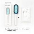 Minimalist Pet Grooming Brush with Steam Cleaning System