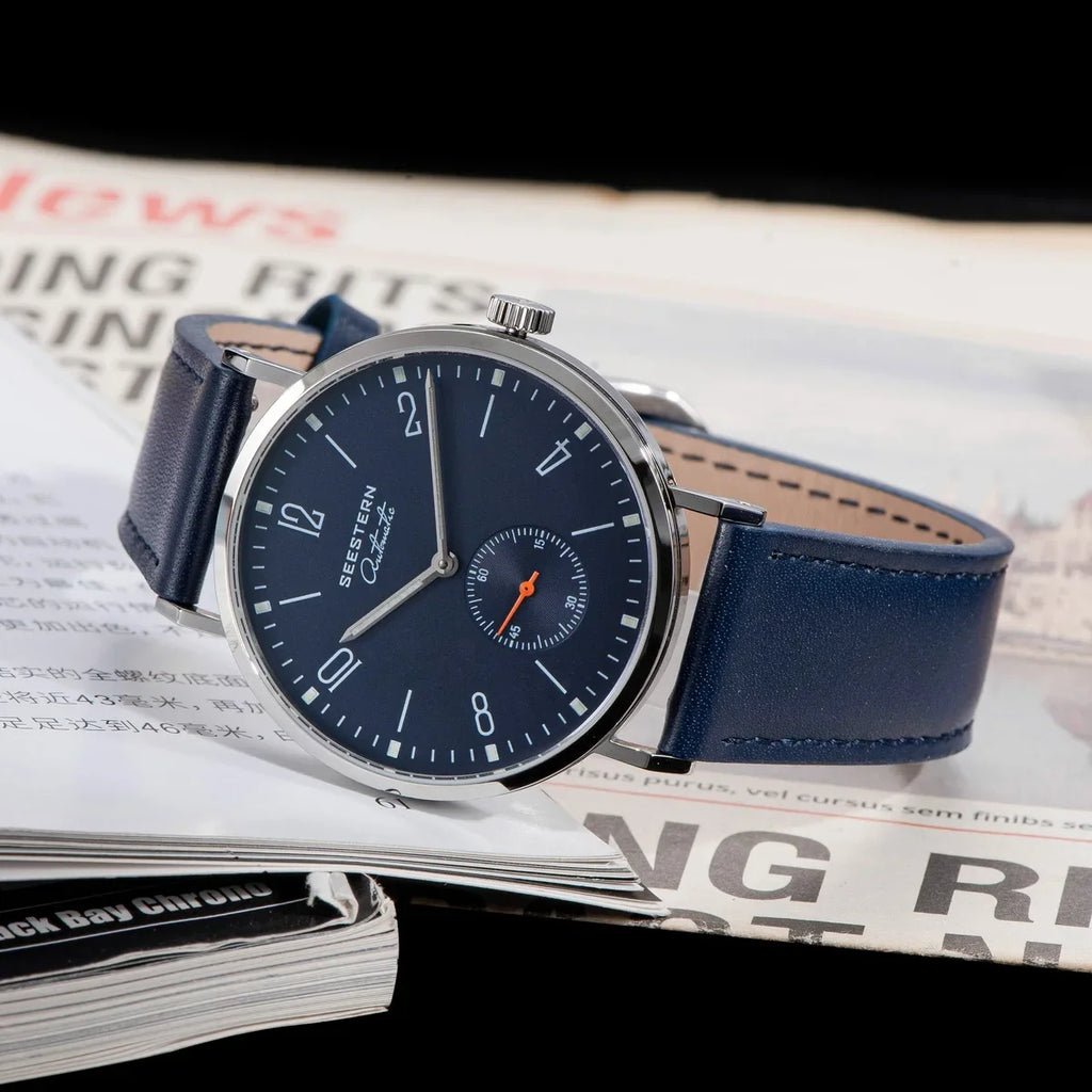 Men's Ultra-Thin Automatic Dress Watch – Stainless Steel Business Watch