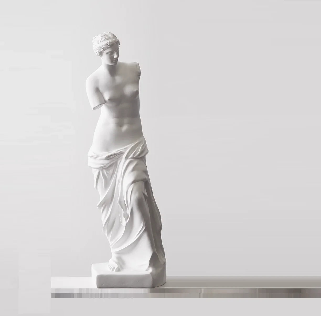 White Venus de Milo Resin Statue Greek Goddess Home Decor