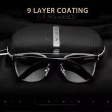 Retro Steampunk Round Polarized Sunglasses with UV400 Protection