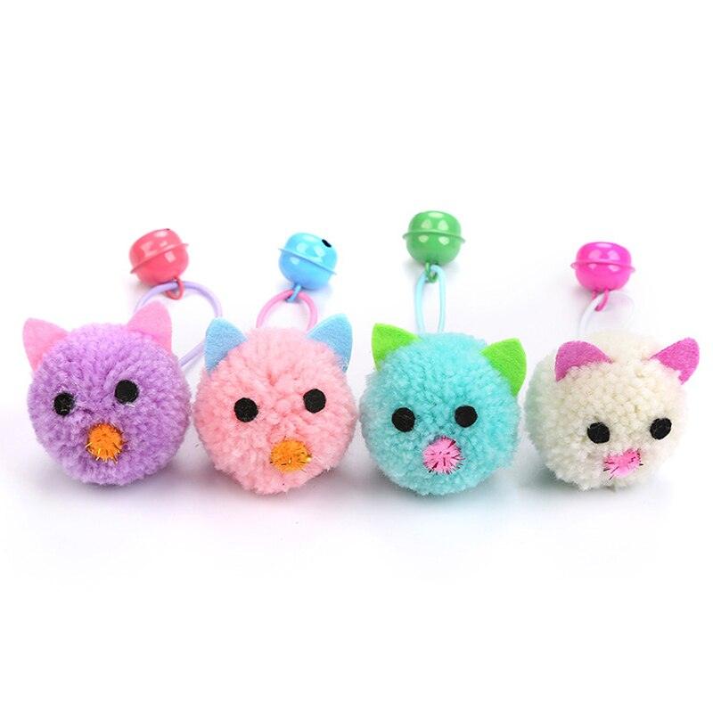 Plush Mouse Cat Toys with Bells – Interactive Soft Molar Set