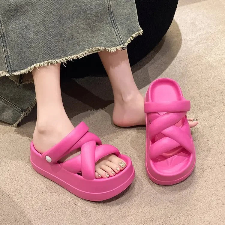 Women's Thick Sole Comfortable Platform Sandals Casual Footwear - Image 11