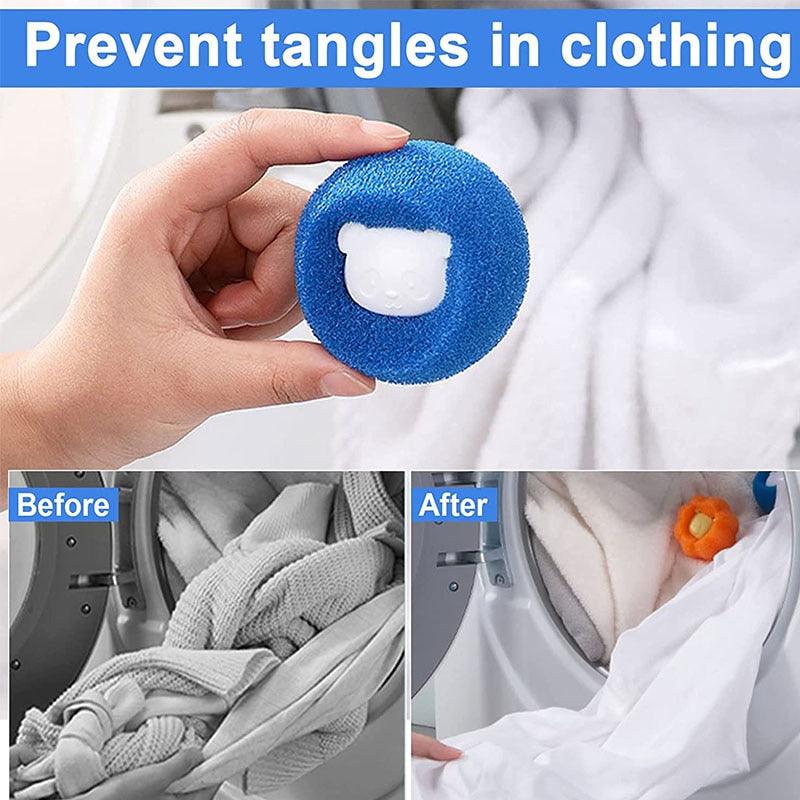 Reusable Laundry Pet Hair Remover Balls – Anti-Static Lint Catcher