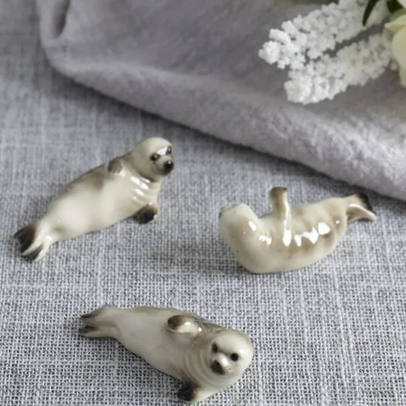 1-4Pcs/Set Little Sea Lion Design Chopstick Holder Household Decor Chopstick Rest Pillow Kitchen Tableware Dinner Accessories