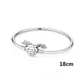 Original 925 Sterling Silver Bracelets Bangles Love Family Friends Heart Charms Beads Bangle For Women DIY Luxury Jewelry Gift