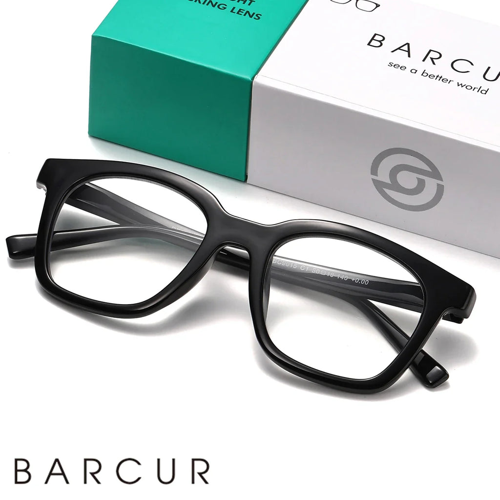 Retro-style rectangular leopard print reading glasses for women, including brown and black options.