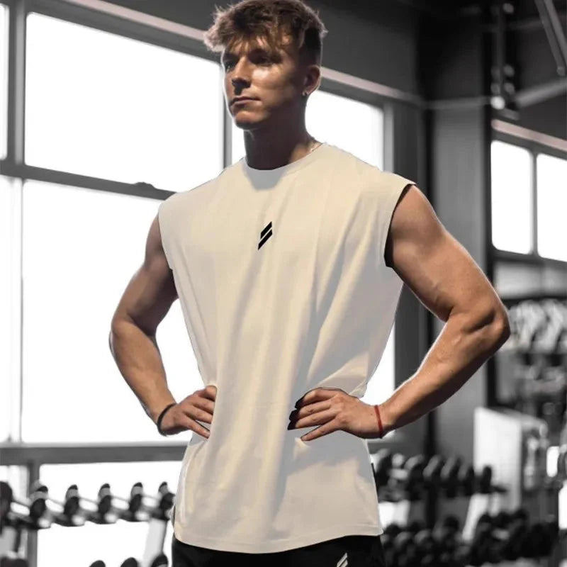 Men's Quick-Dry Sleeveless Tank - Breathable Athletic Muscle Tee