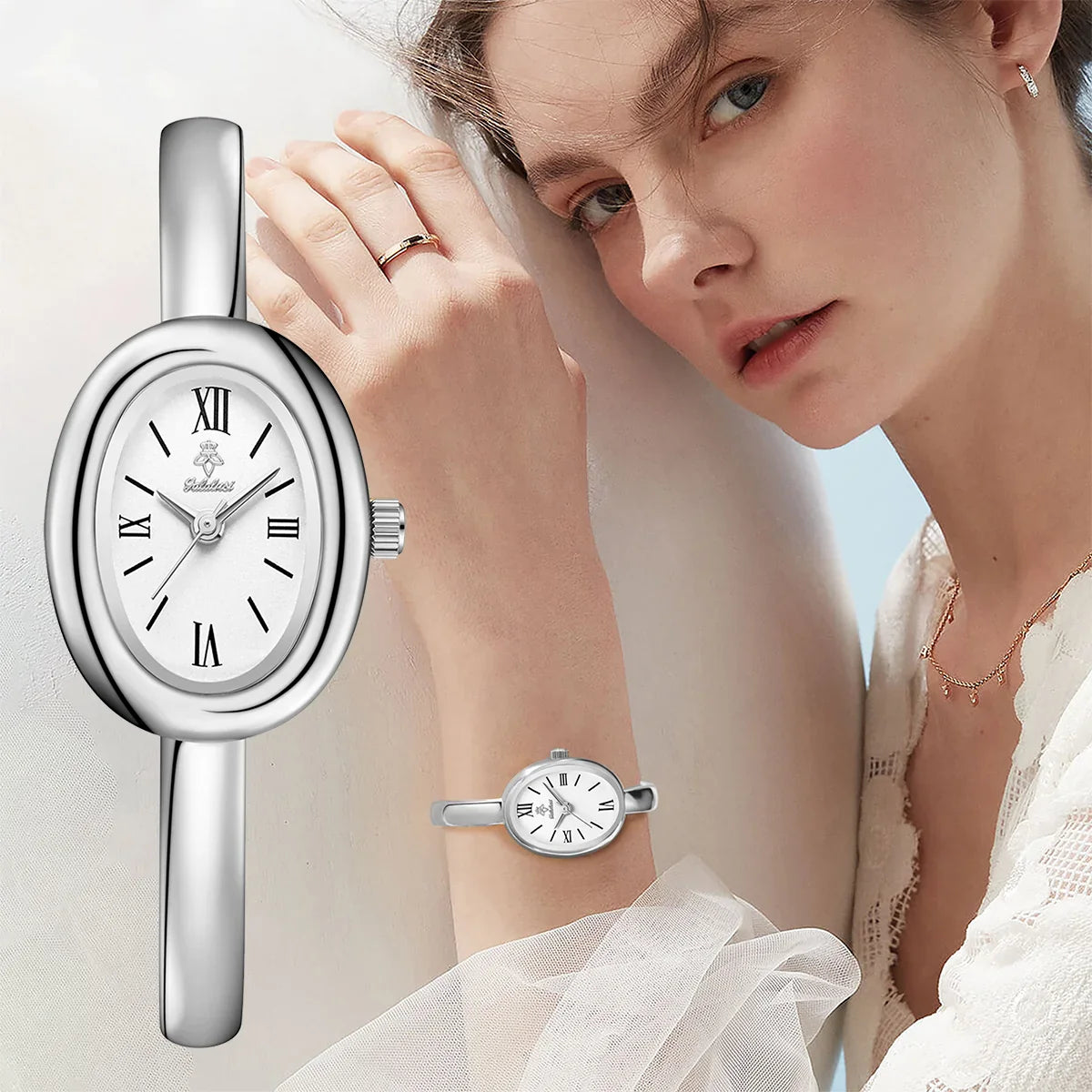 YaLaLuSi Brand Luxury Quartz Water-Resistant Wristwatch with Minimalist Design, Comes with Gift Box—Perfect Gift for Women Reloj