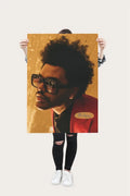 The Weeknd Poster Music Album Pop Rap Hip Hop Singer Life Photos Room Living Canvas Painting Print Wall Art Home Decor Pictures