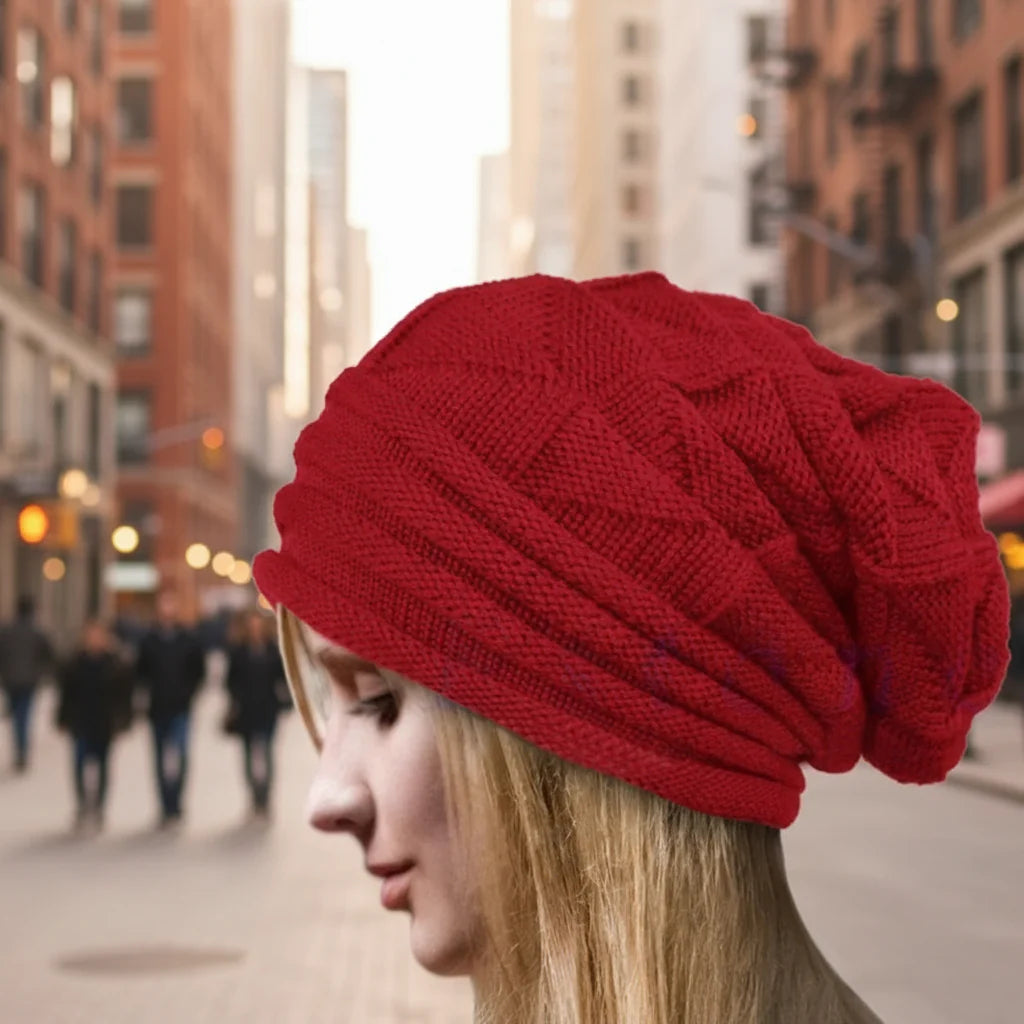 Oversized Slouchy Knitted Beanie