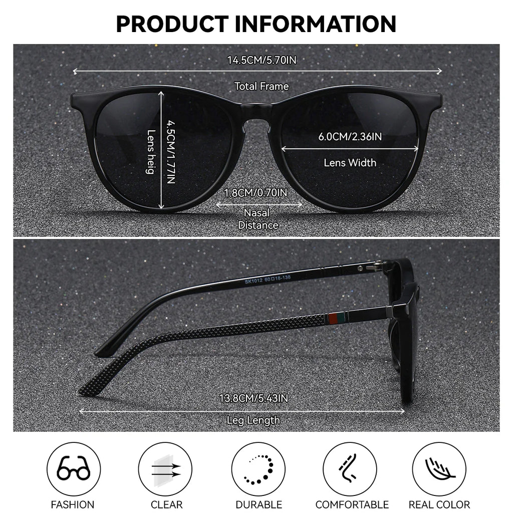Pink Round Polarized Sunglasses – Lightweight Fashion Eyewear