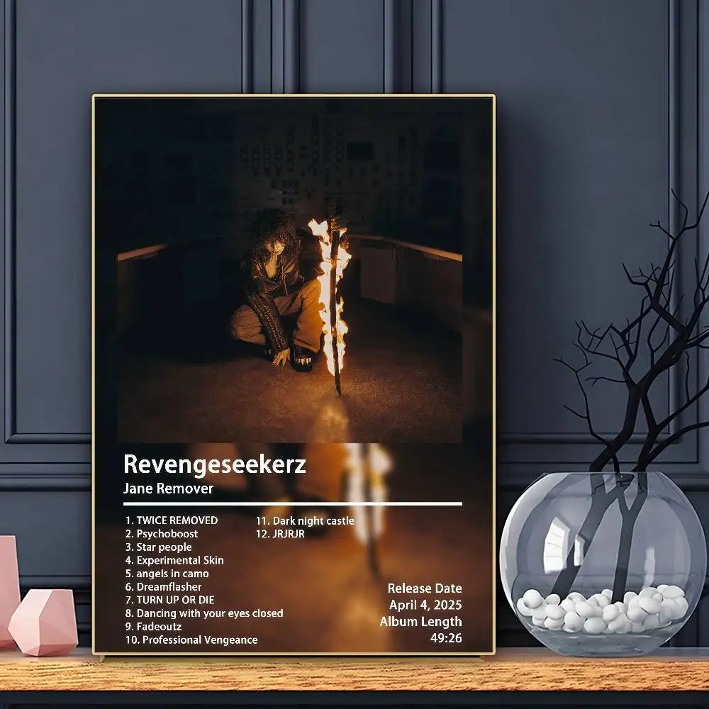 Musician Jane Remover Poster HD Art Sticky Wall Waterproof Home Living Room Bar Decoration