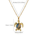 Summer Beach Turtle Necklace for Women Stainless Steel Chain Collar Pendant Necklaces Elegant Charm Jewelry Gift y2k Accessories