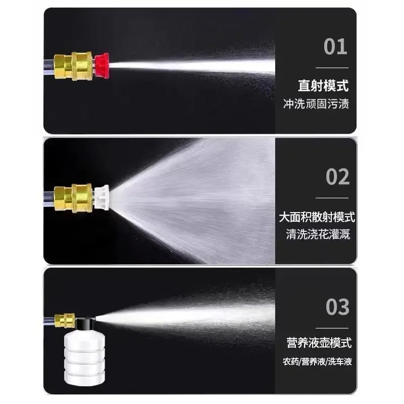 Portable High-Pressure Water Gun – Multi-Function Cleaning Sprayer