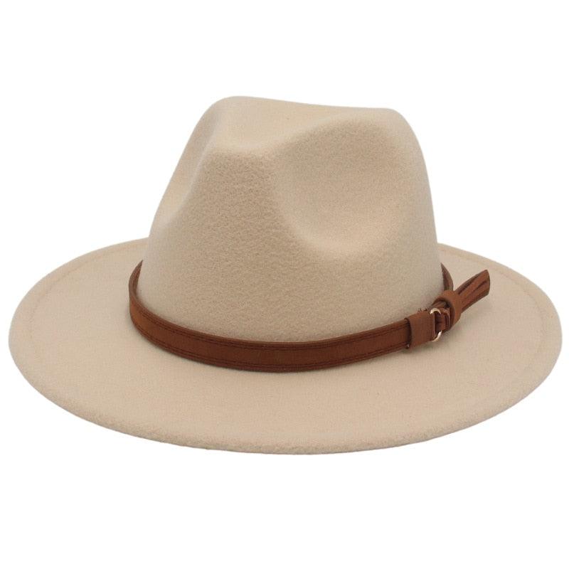 Versatile Wide Brim Fedora Hat for UV Protection and Travel