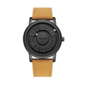 PENGAGAR Men's Watches Stainless steel Quartz Watch Creative Scrolling Pointer Magnetic Force Wrist Clock Relogio Masculino +box