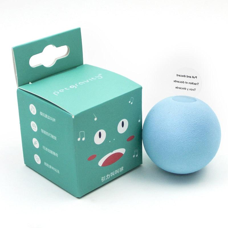 Smart Interactive Cat Toy Gravity Ball with Realistic Animal Sounds