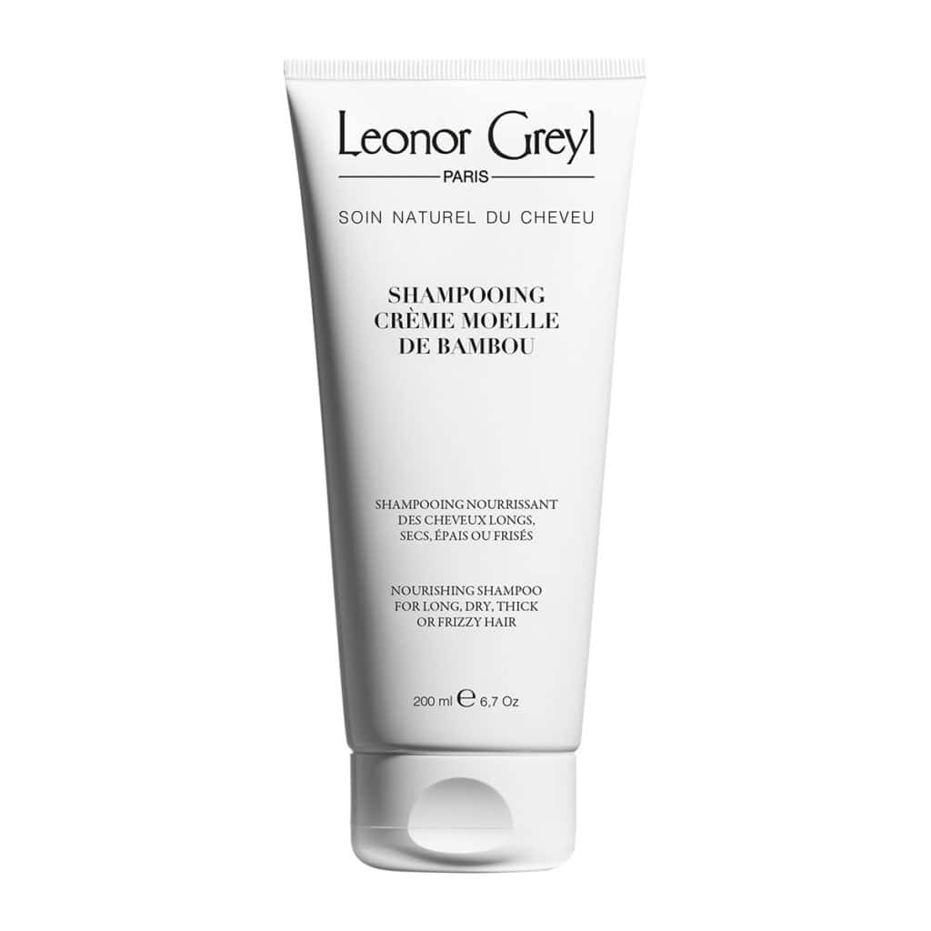 White bottle of Leonor Greyl Shampooing Crème Moelle de Bambou 200ml