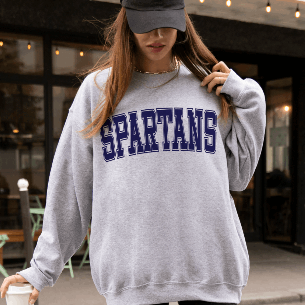 Custom Collegiate Letter Game Day Sweatshirts