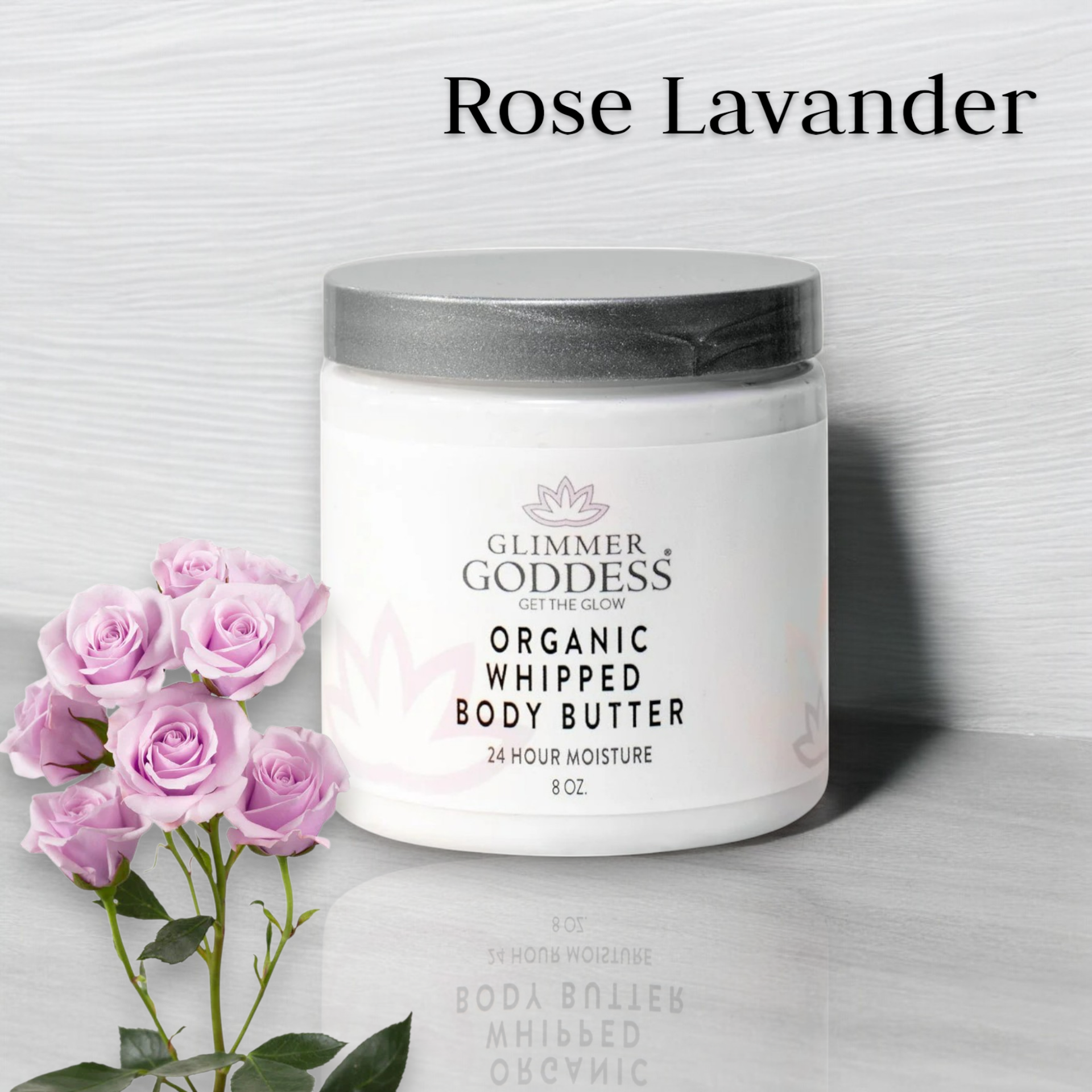 Organic Whipped Body Butter - Rose Lavender