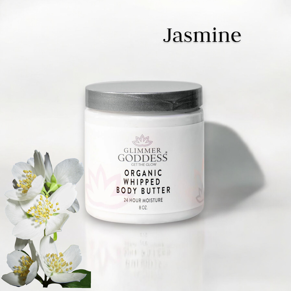 Organic Whipped Body Butter Jasmine - Exotic Floral Moisturizer