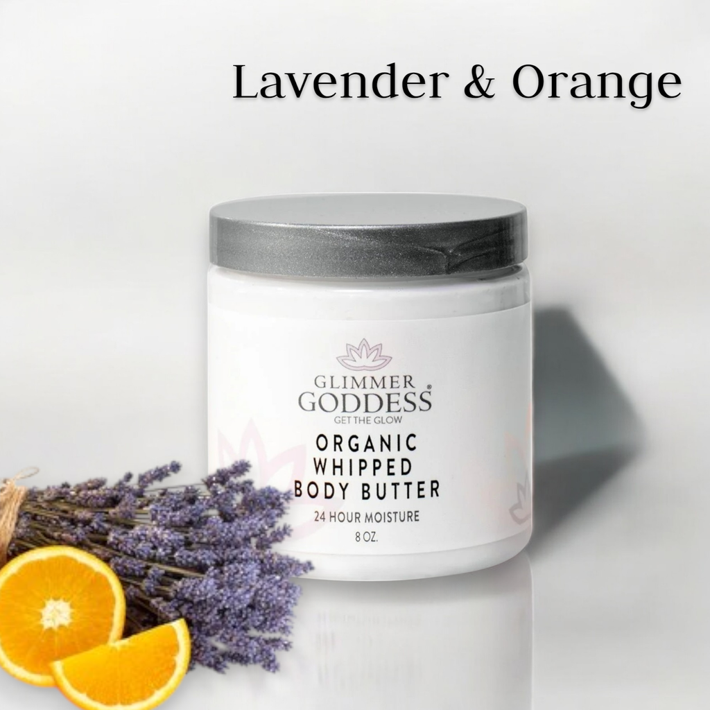 Organic Whipped Body Butter – Lavender Orange Calming Moisturizer