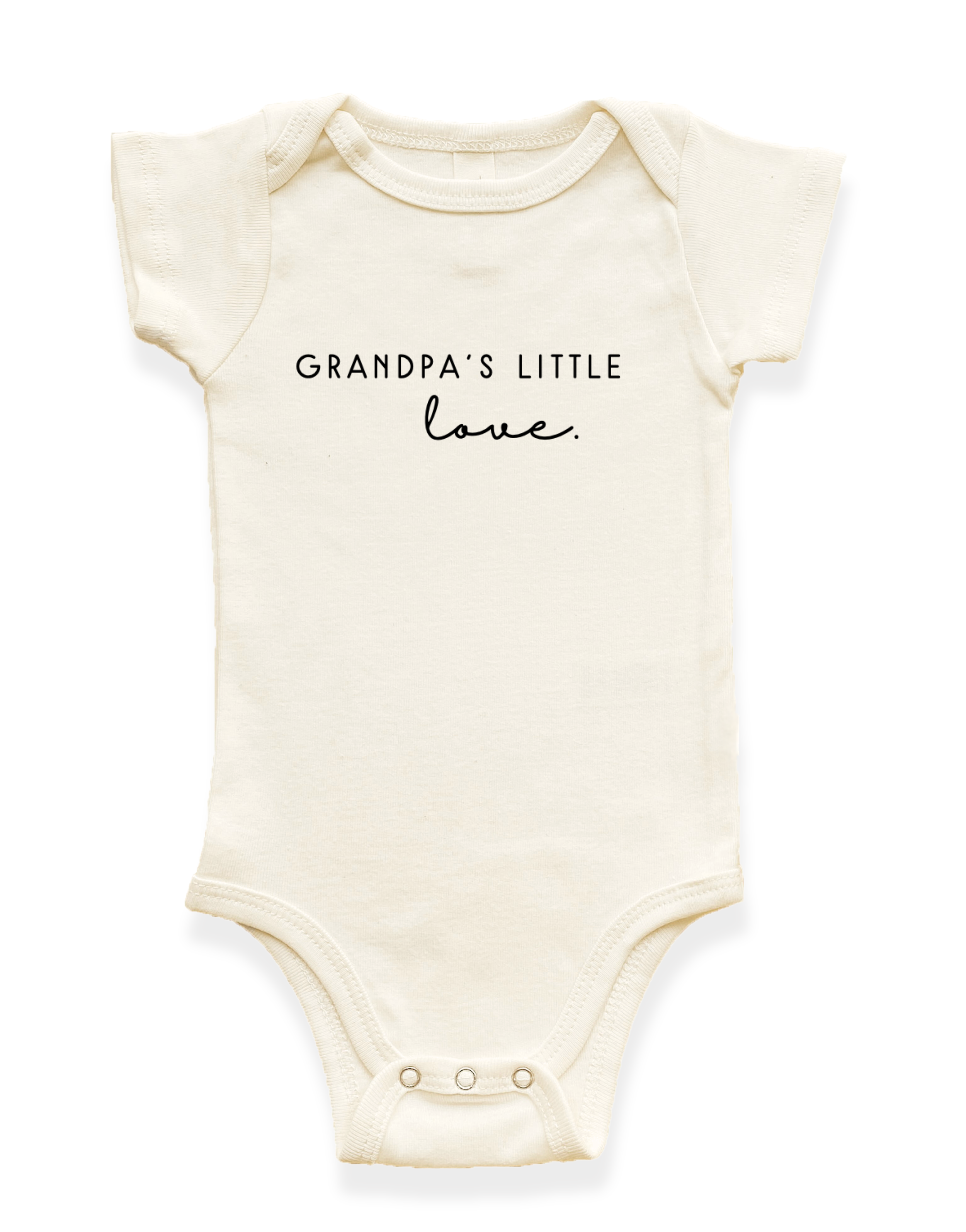 Grandpa's Little Love Organic Baby Bodysuit