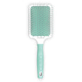 Olivia Garden Ceramic + Ion thermal hair brush in mint green and white colorway