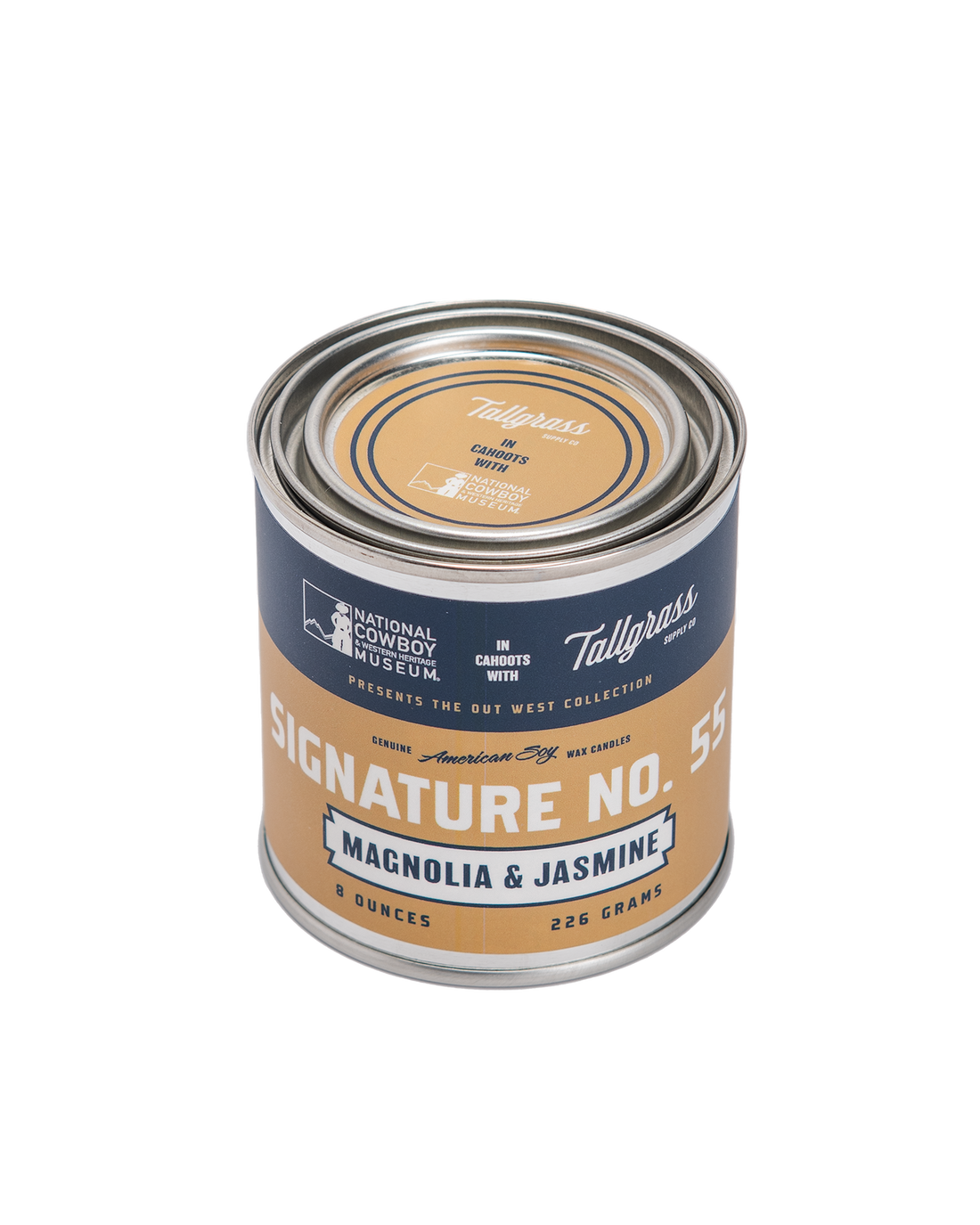 Signature No. 55: Magnolia + Jasmine Soy Wax Candle