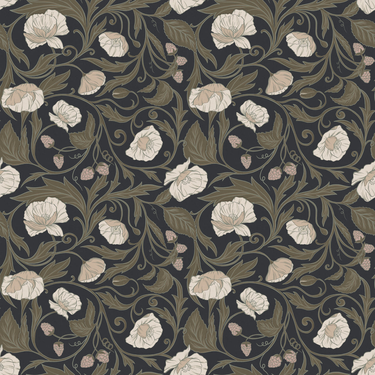 Sigrid Wallpaper by Wirihana Design