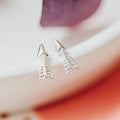 Silver Arrow Stud Earrings