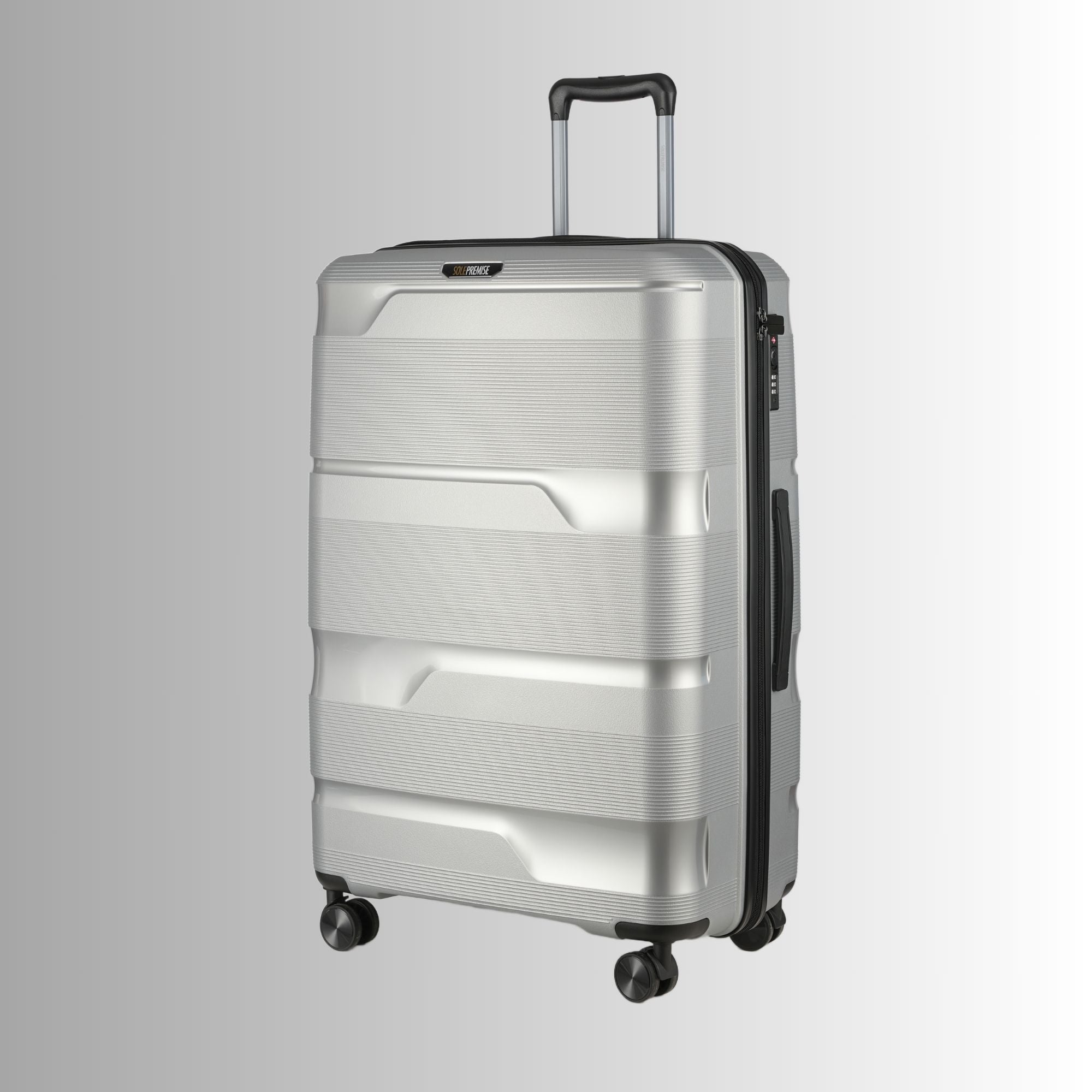 28-inch Silver Hardcase Roller Luggage