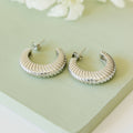 Silver Remi Hoop Earrings