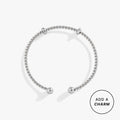 Twisted stainless steel French rope cuff bracelet for charms