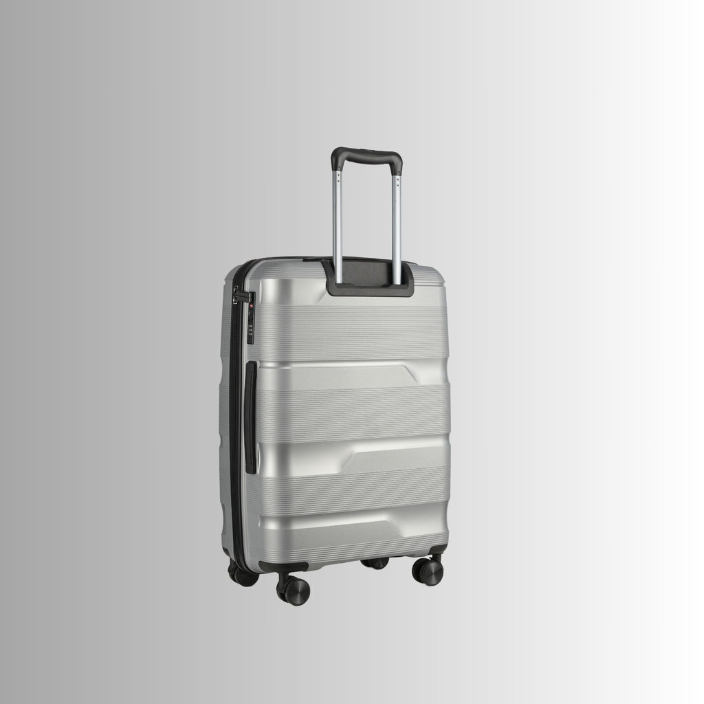 24-inch Silver Hardcase Roller Luggage