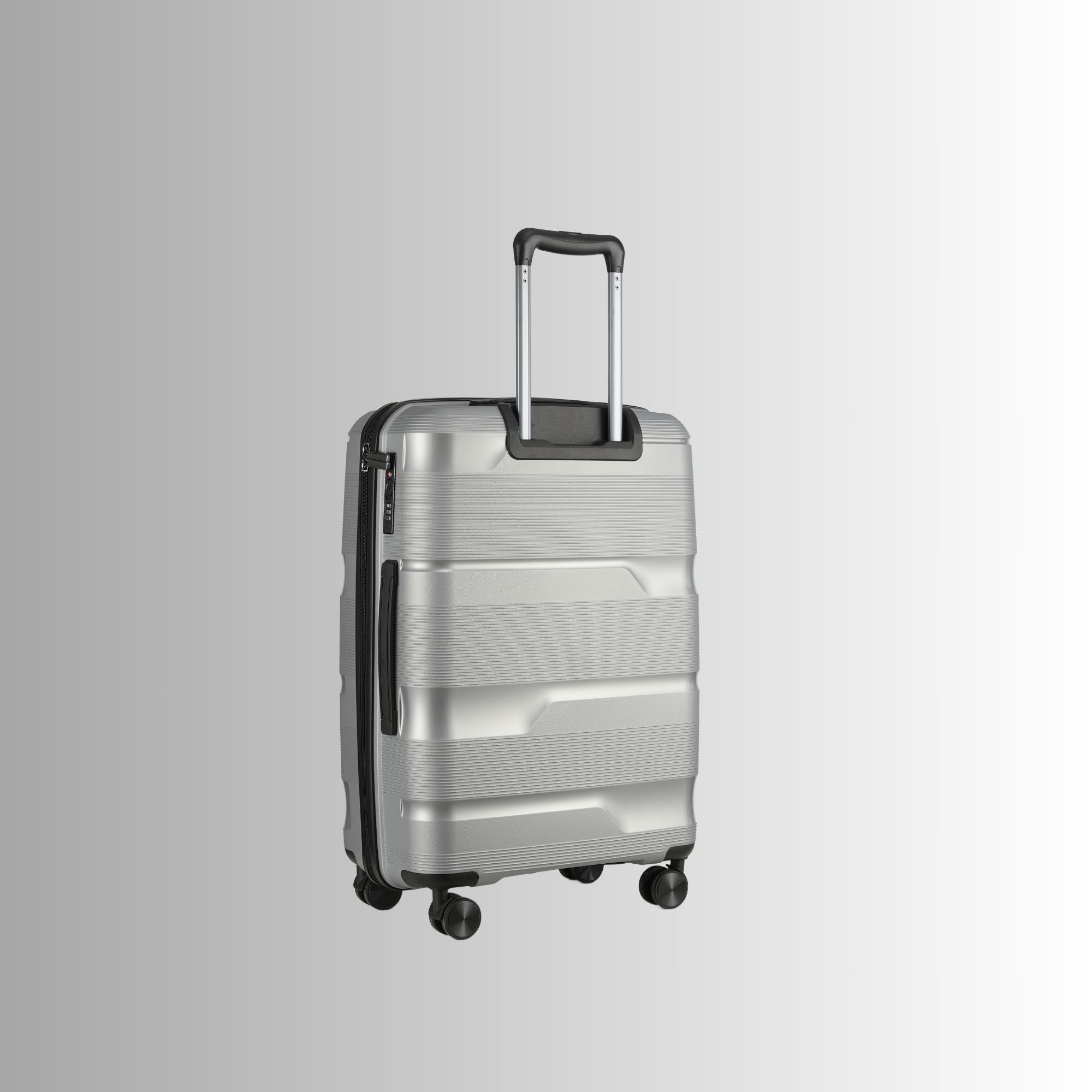 24-inch Silver Hardcase Roller Luggage