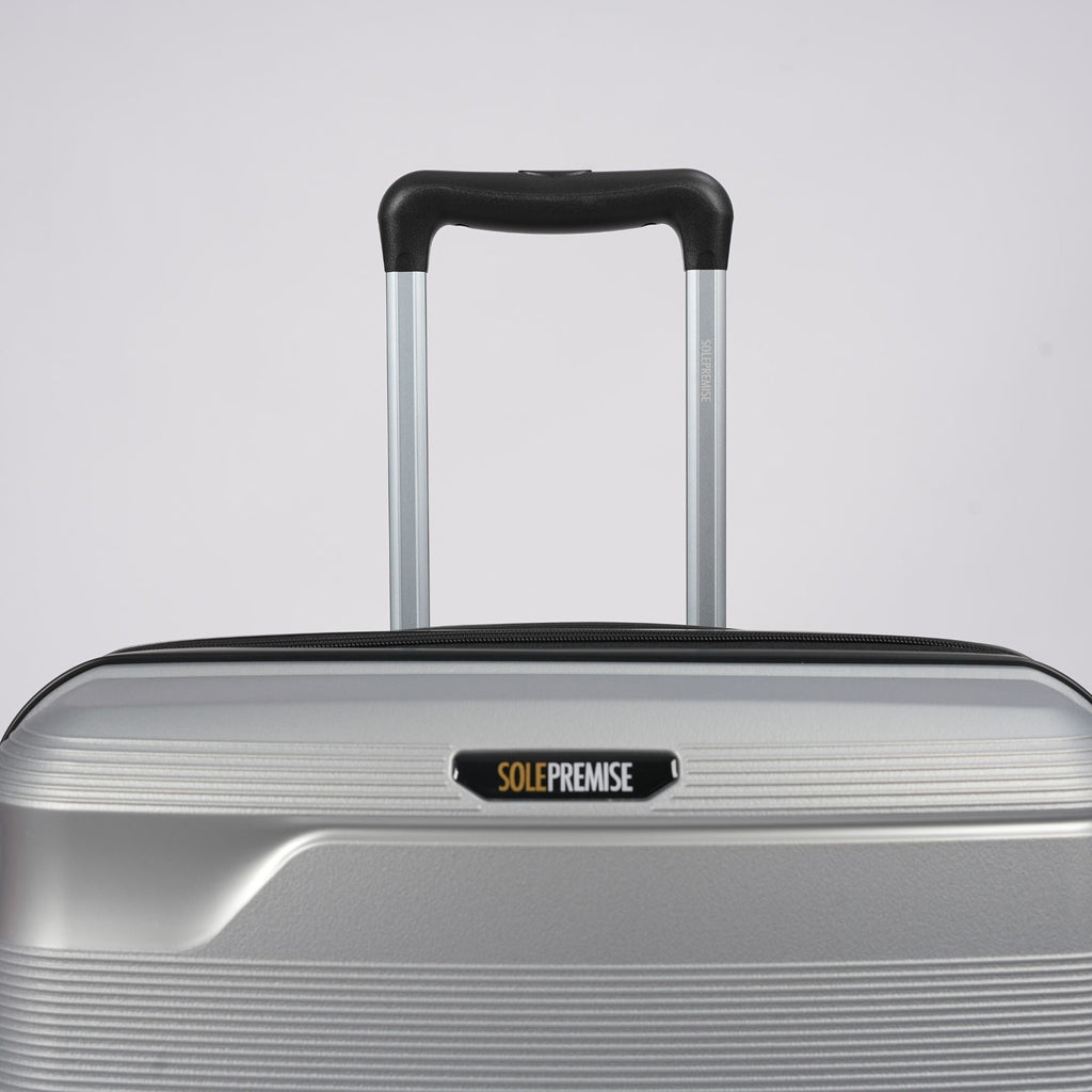 24-inch Silver Hardcase Roller Luggage