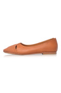 Siren Pointed Toe Leather Flats