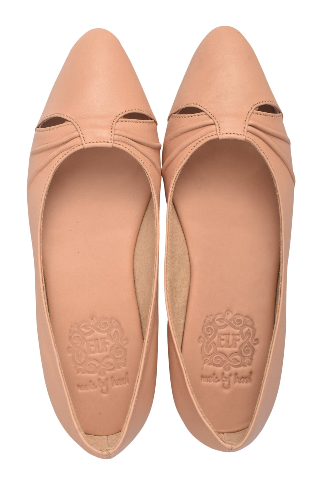 Siren Pointed Toe Leather Flats