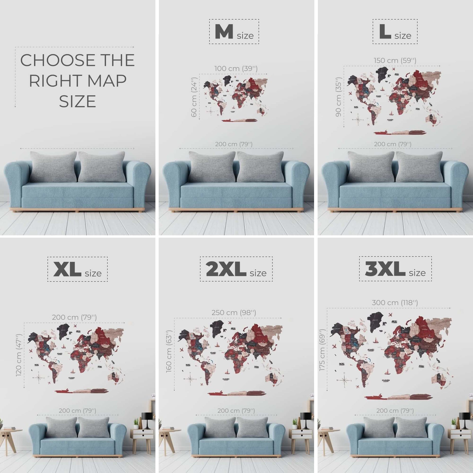 3D Wooden World Map Wall Art - Multicolored Geographic Decor